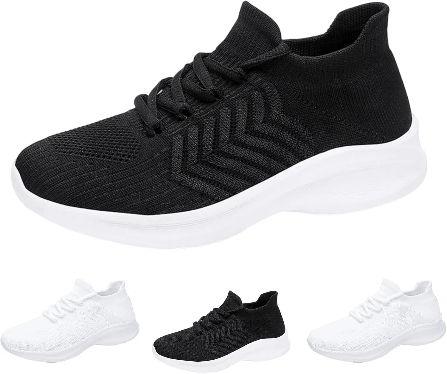 Womens Trail Running Shoes Wide Sneakers for Women 2023 Size 9 Wide All Black Dressy Sneakers for Women Womens White Sneakers Casual Platform 7.5 Wide Womens Sneakers Black