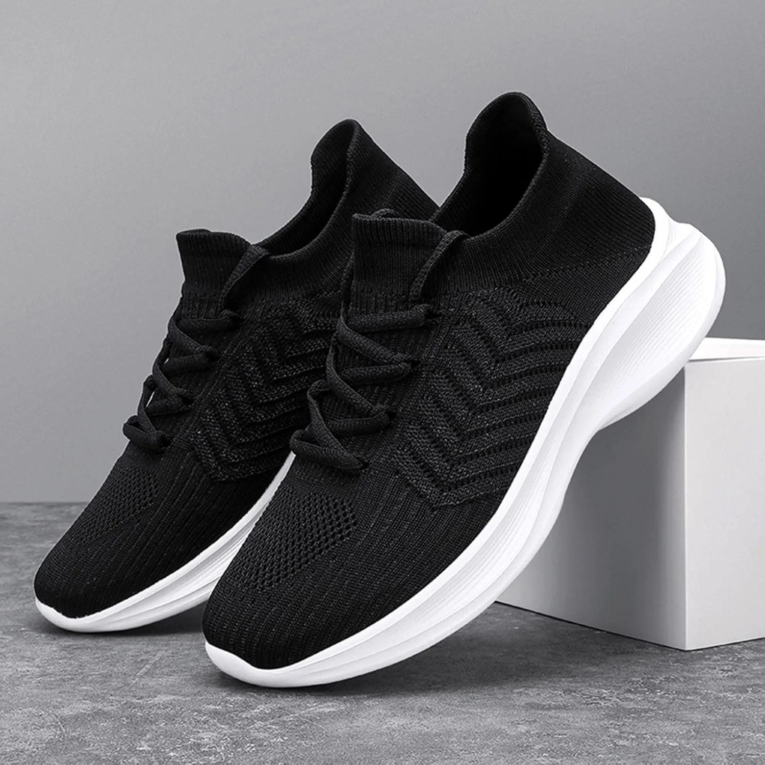 Womens Trail Running Shoes Wide Sneakers for Women 2023 Size 9 Wide All Black Dressy Sneakers for Women Womens White Sneakers Casual Platform 7.5 Wide Womens Sneakers Black